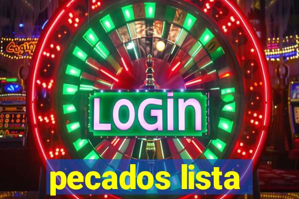 pecados lista